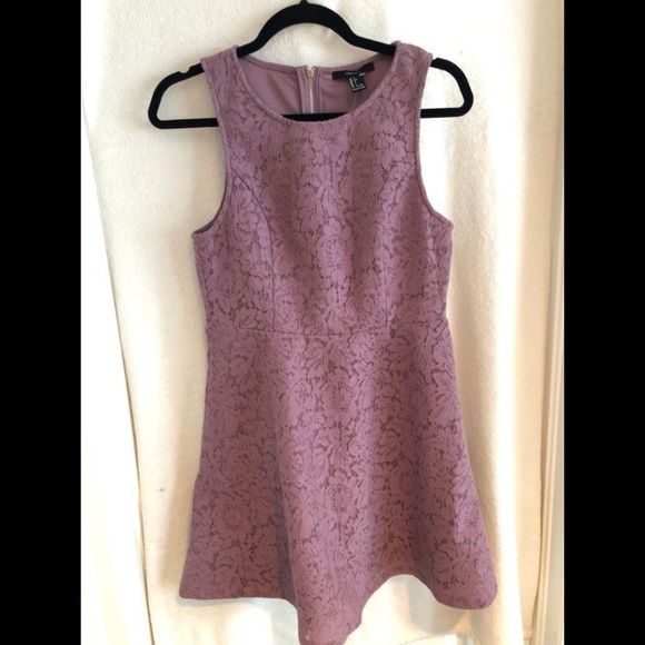 Dusty Lavender Lace Dress